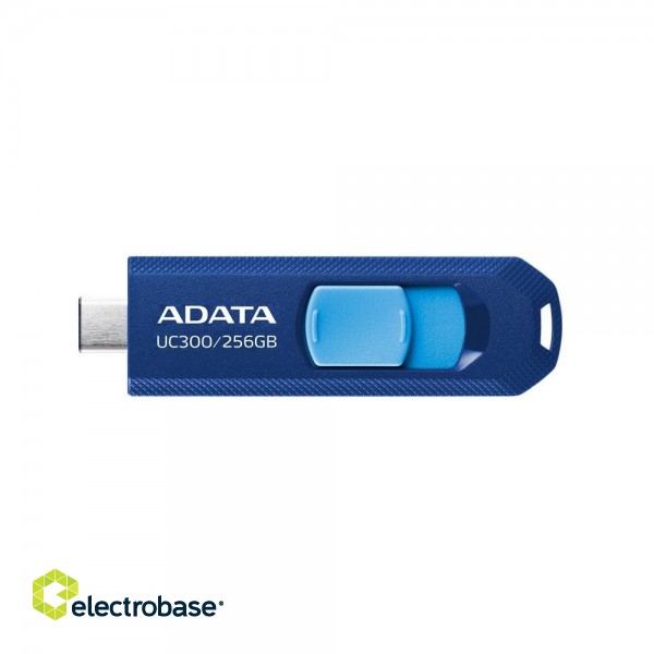MEMORY DRIVE FLASH USB-C 256GB/ACHO-UC300-256G-RNB/BU ADATA image 1