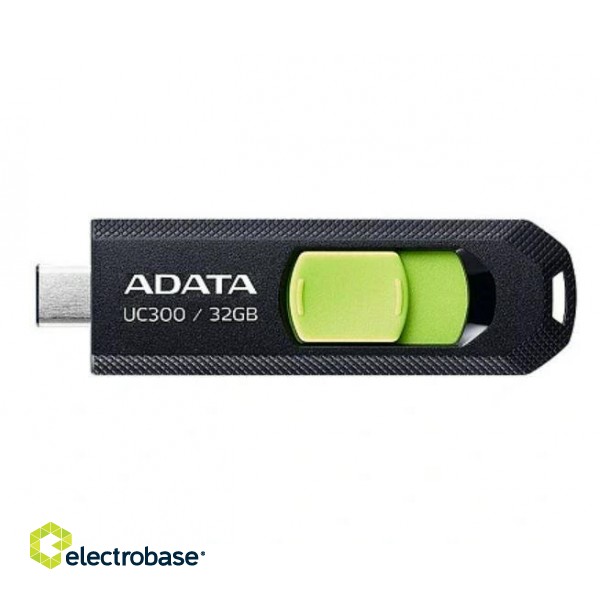 MEMORY DRIVE FLASH USB-C 32GB/ACHO-UC300-32G-RBK/GN ADATA image 1