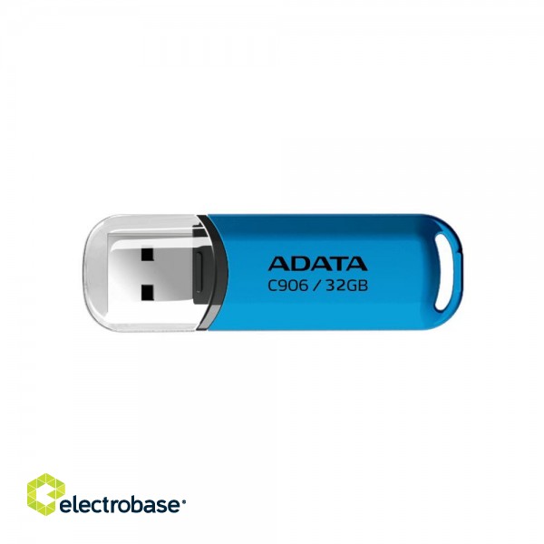 MEMORY DRIVE FLASH USB2 32GB/BLUE AC906-32G-RWB ADATA фото 1