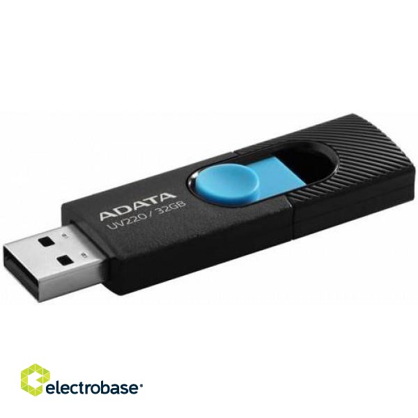 MEMORY DRIVE FLASH USB2 32GB/BLUE AUV220-32G-RBKBL ADATA image 1