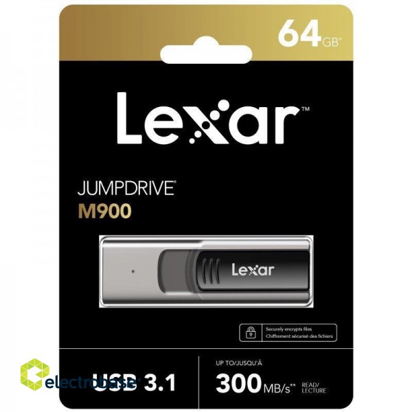 MEMORY DRIVE FLASH USB3.1 64GB/M900 LJDM900064G-BNQNG LEXAR image 3