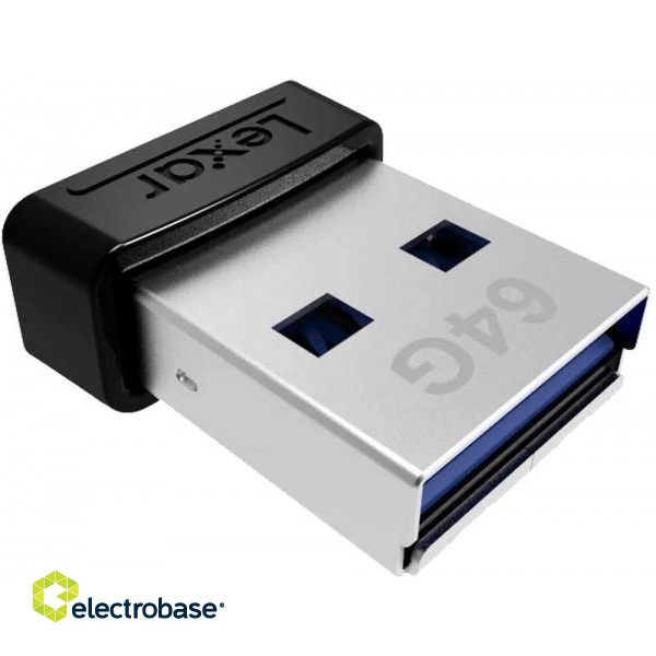 MEMORY DRIVE FLASH USB3.1 64GB/S47 LJDS47-64GABBK LEXAR image 1
