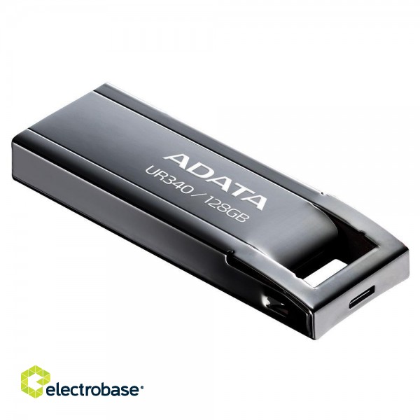 MEMORY DRIVE FLASH USB3.2 128G/BLACK AROY-UR340-128GBK ADATA фото 2
