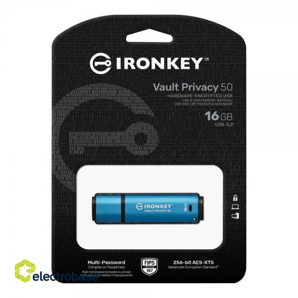 MEMORY DRIVE FLASH USB3.2 16GB/IKVP50/16GB KINGSTON фото 3