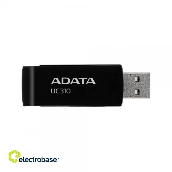 MEMORY DRIVE FLASH USB3.2 32GB/BLACK UC310-32G-RBK ADATA фото 1
