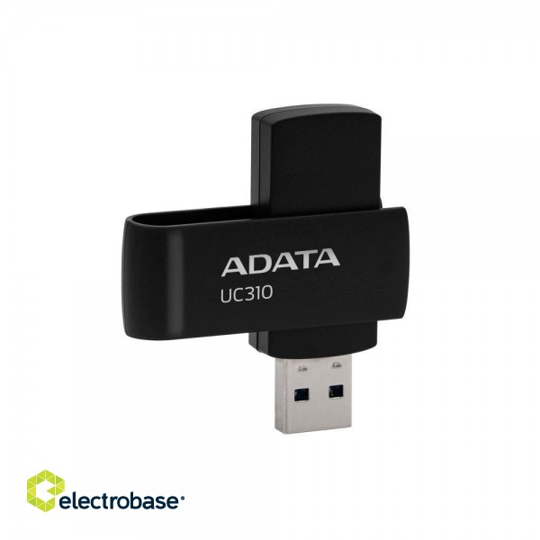 MEMORY DRIVE FLASH USB3.2 32GB/BLACK UC310-32G-RBK ADATA фото 3