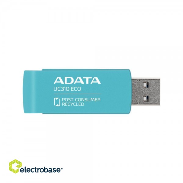 MEMORY DRIVE FLASH USB3.2 64GB/GREEN UC310E-64G-RGN ADATA image 2