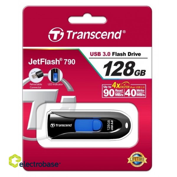 MEMORY DRIVE FLASH USB3 128GB/790 TS128GJF790K TRANSCEND image 7