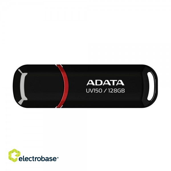 MEMORY DRIVE FLASH USB3 128GB/BLACK AUV150-128G-RBK ADATA фото 1