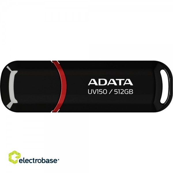 MEMORY DRIVE FLASH USB3 512GB/BLACK AUV150-512G-RBK ADATA image 1