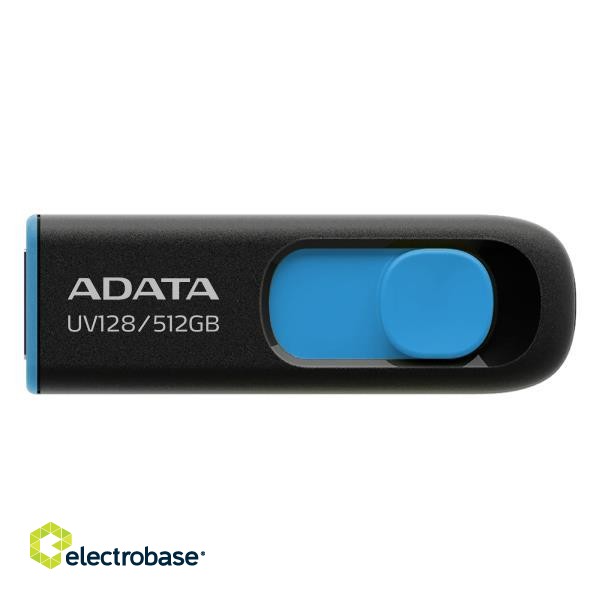 MEMORY DRIVE FLASH USB3 512GB/BLK/BLUE AUV128-512G-RBE ADATA image 1