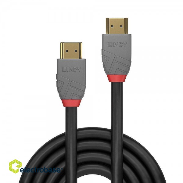 CABLE HDMI-HDMI 2M/ANTHRA 36953 LINDY image 1