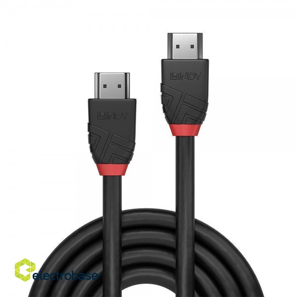 CABLE HDMI-HDMI 2M/BLACK 36772 LINDY paveikslėlis 1