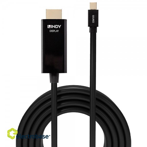 CABLE MINI DP TO HDMI 3M/36928 LINDY image 1