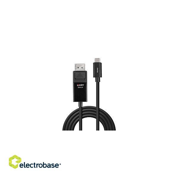 CABLE USB-C TO DP 8K60 2M/43342 LINDY фото 2