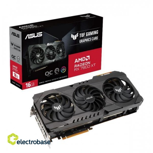 Graphics Card|ASUS|AMD Radeon RX 7800 XT|16 GB|GDDR6|256 bit|Triple slot Fansink|1xHDMI|3xDisplayPort|TUF-RX7800XT-O16G-OG-GAM