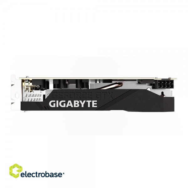Graphics Card|GIGABYTE|NVIDIA GeForce GTX 1650|4 GB|GDDR6|128 bit|PCIE 3.0 16x|Memory 12000 MHz|GPU 1620 MHz|Single Slot Fansink|1xDVI-D|1xHDMI|1xDisplayPort|GV-N1656OC-4GD4.0 paveikslėlis 4