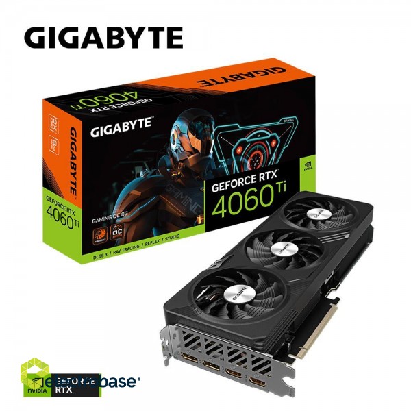 Graphics Card|GIGABYTE|NVIDIA GeForce RTX 4060 Ti|8 GB|GDDR6|128 bit|PCIE 4.0 16x|2xHDMI|2xDisplayPort|GV-N406TGAMINGOC-8GD фото 2
