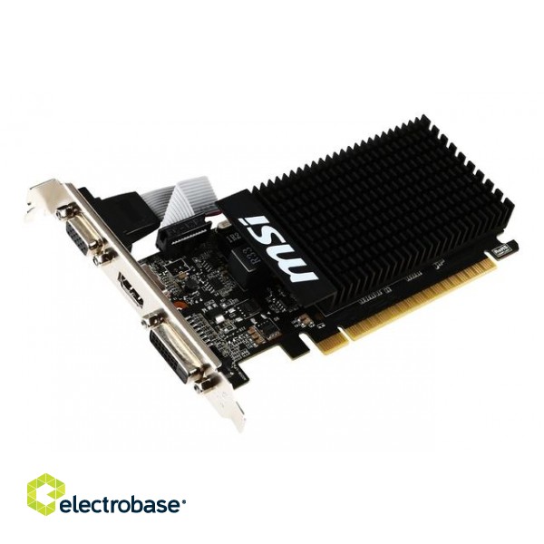 VGA PCIE16 GT710 2GB GDDR3/GT 710 2GD3H LP MSI image 4