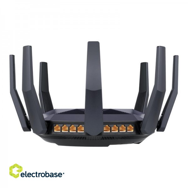 Wireless Router|ASUS|6000 Mbps|Mesh|Wi-Fi 6|USB 3.1|9x10/100/1000M|1x10GbE|1xSPF+|Number of antennas 8|RT-AX89X фото 2
