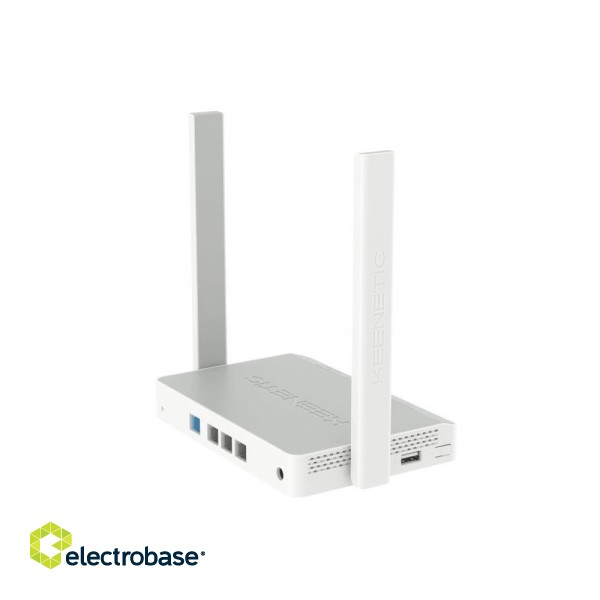 Wireless Router|KEENETIC|Wireless Router|1200 Mbps|Wi-Fi 5|IEEE 802.11n|IEEE 802.11ac|USB 2.0|4x10/100/1000M|LAN \ WAN ports 1|Number of antennas 2|KN-1713-01EN image 3
