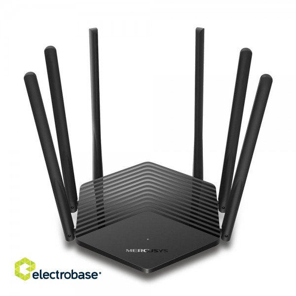 Wireless Router|MERCUSYS|1900 Mbps|1 WAN|2x10/100/1000M|Number of antennas 6|MR50G image 1