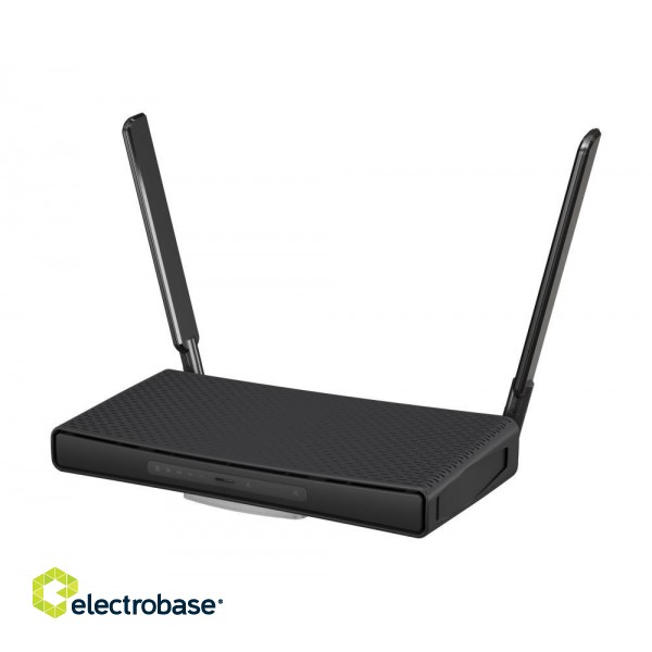 Wireless Router|MIKROTIK|Wireless Router|IEEE 802.11 b/g|IEEE 802.11n|IEEE 802.11ac|IEEE 802.11ax|USB 3.0|5x10/100/1000M|Number of antennas 2|C53UIG+5HPAXD2HPAXD image 1