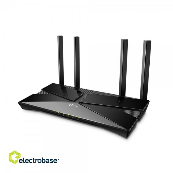 Wireless Router|TP-LINK|1800 Mbps|Wi-Fi 6|1 WAN|4x10/100/1000M|Number of antennas 4|ARCHERAX23 image 1