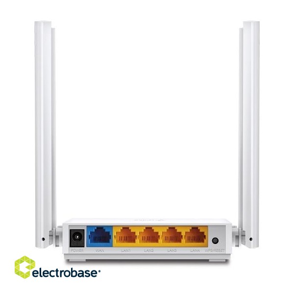 Wireless Router|TP-LINK|750 Mbps|1 WAN|4x10/100M|Number of antennas 4|ARCHERC24 image 2