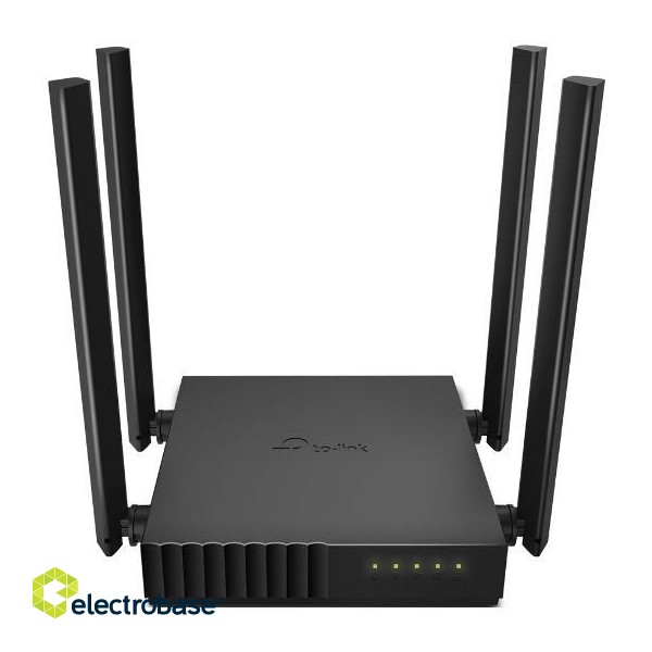 Wireless Router|TP-LINK|Wireless Router|1200 Mbps|1 WAN|4x10/100M|Number of antennas 4|ARCHERC54 фото 1