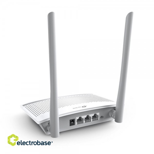 Wireless Router|TP-LINK|Wireless Router|300 Mbps|IEEE 802.11b|IEEE 802.11g|IEEE 802.11n|1 WAN|2x10/100M|Number of antennas 2|TL-WR820N image 3