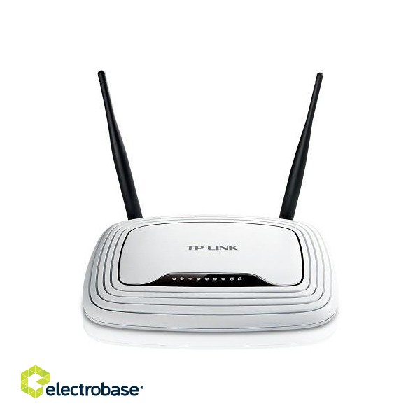 Wireless Router|TP-LINK|Wireless Router|300 Mbps|IEEE 802.11b|IEEE 802.11g|IEEE 802.11n|1 WAN|4x10/100M|DHCP|TL-WR841N фото 1