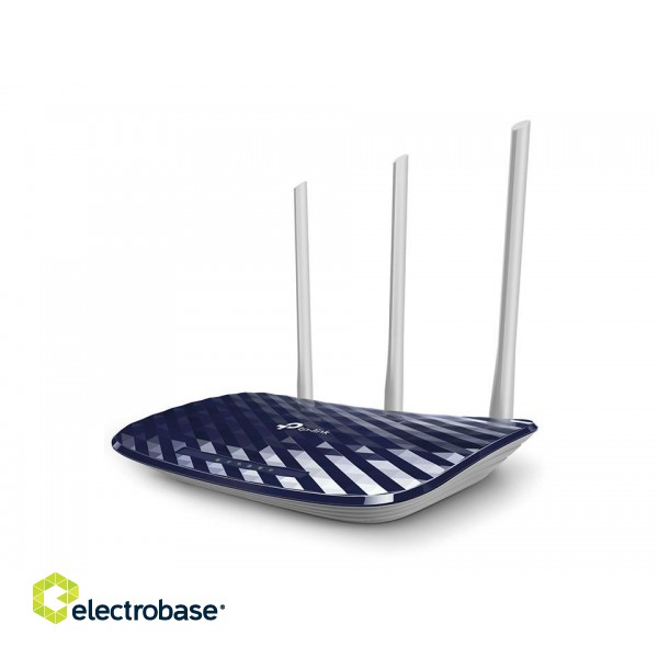 Wireless Router|TP-LINK|Wireless Router|733 Mbps|IEEE 802.11a|IEEE 802.11b|IEEE 802.11g|IEEE 802.11n|IEEE 802.11ac|1 WAN|4x10/100M|Number of antennas 3|ARCHERC20V4 фото 2
