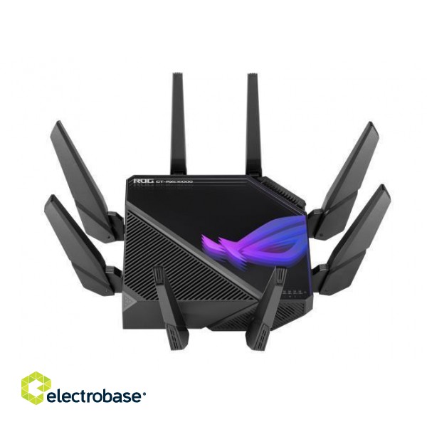 Wireless Router|ASUS|Wireless Router|16000 Mbps|Mesh|Wi-Fi 6|Wi-Fi 6e|USB 2.0|USB 3.2|4x10/100/1000M|1x2.5GbE|LAN \ WAN ports 2|Number of antennas 12|GT-AXE16000 фото 2