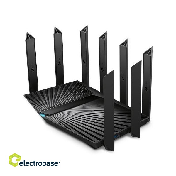 Wireless Router|TP-LINK|Wireless Router|7800 Mbps|Mesh|Wi-Fi 6|USB 2.0|USB 3.0|3x10/100/1000M|LAN \ WAN ports 2|Number of antennas 8|ARCHERAX95 image 2