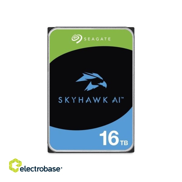 HDD|SEAGATE|SkyHawk|16TB|SATA 3.0|512 MB|7200 rpm|3,5"|ST16000VE004 image 1