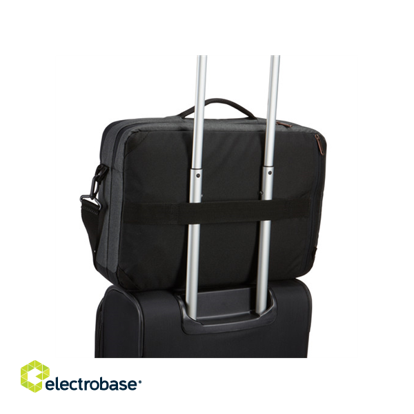 Case Logic | Era Hybrid Briefcase | Fits up to size 15.6 " | Messenger - Briefcase/Backpack | Obsidian | Shoulder strap image 7