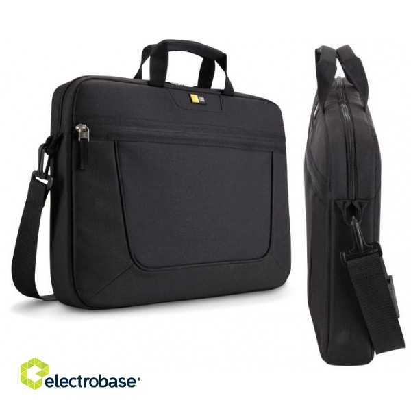 Case Logic | Fits up to size 15.6 " | VNAI215 | Messenger - Briefcase | Black | Shoulder strap image 3