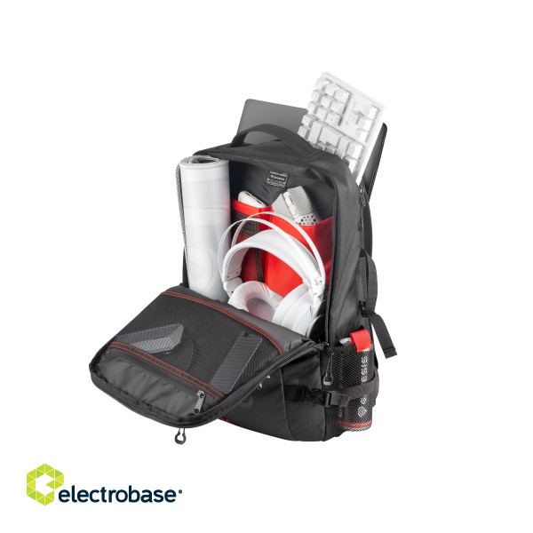 Genesis | Laptop Backpack | Pallad 410 | Fits up to size  " | Backpack | Black | Shoulder strap image 5