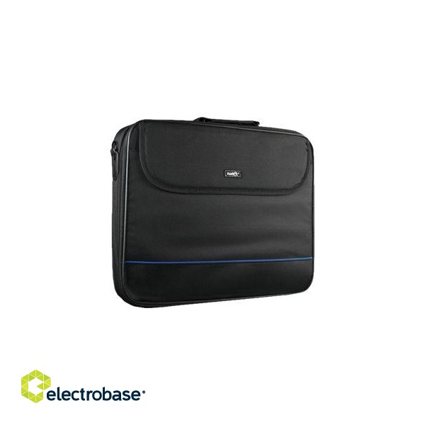 Natec | Fits up to size 15.6 " | Laptop Bag | Impala | Toploading laptop case | Black | Shoulder strap image 2