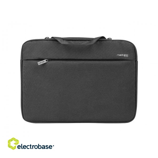 Natec | Fits up to size  " | Laptop Sleeve Clam | NET-1661 | Case | Black image 1
