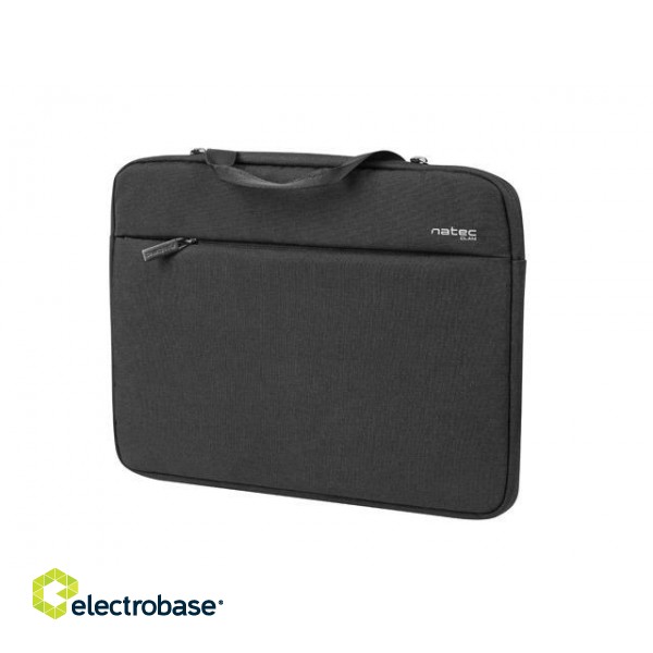 Natec | Fits up to size  " | Laptop Sleeve Clam | NET-1661 | Case | Black image 3