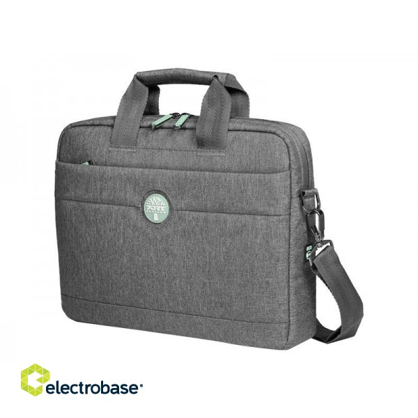 PORT DESIGNS | Yosemite Eco TL Laptop Case 13/14 | Laptop Case | Grey | Shoulder strap image 2