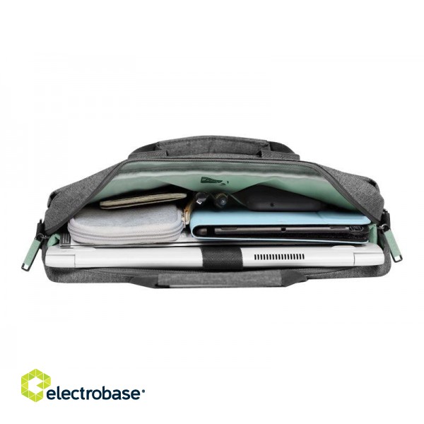 PORT DESIGNS | Yosemite Eco TL Laptop Case 13/14 | Laptop Case | Grey | Shoulder strap image 6