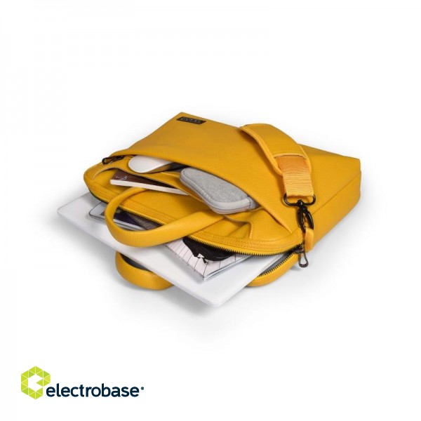 PORT DESIGNS | Zurich | Fits up to size 13/14 " | Toploading | Yellow | Shoulder strap image 7