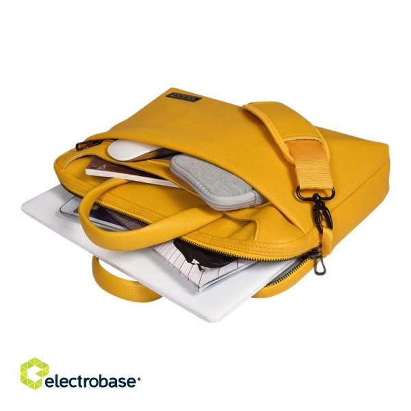 PORT DESIGNS | Zurich | Fits up to size 13/14 " | Toploading | Yellow | Shoulder strap image 10