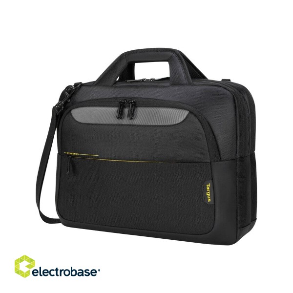 Targus | CityGear Laptop Case | TCG460GL | Topload | Black | 14-15.6 " | Shoulder strap paveikslėlis 1