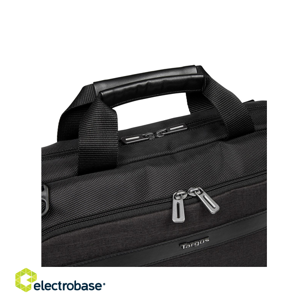 Targus | CitySmart | TBT914EU | Fits up to size 15.6 " | Messenger - Briefcase | Black/Grey | Shoulder strap image 3