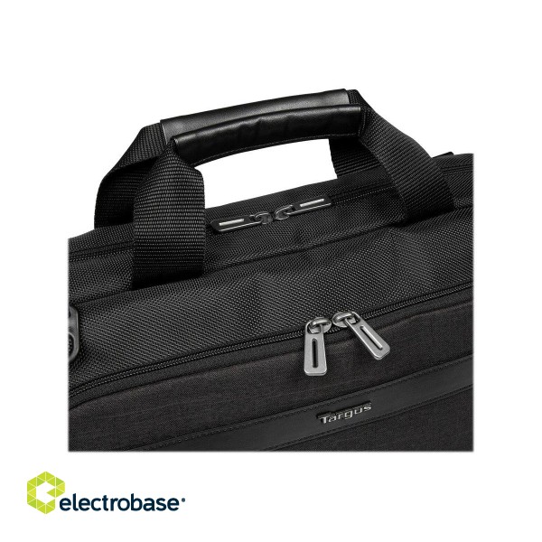 Targus | CitySmart | TBT914EU | Fits up to size 15.6 " | Messenger - Briefcase | Black/Grey | Shoulder strap image 10