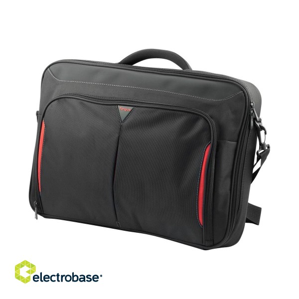 Targus | Clamshell Laptop Bag | CN418EU | Briefcase | Black/Red | 17-18 " | Shoulder strap image 2